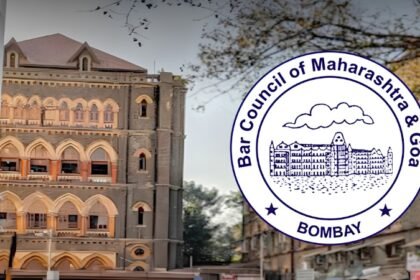 Bar Council of Maharashtra and Goa official seal over a courthouse building, representing new advocate voter verification reforms