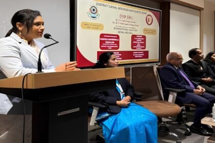 Legal aid awareness event at Pune's District Legal Services Authority launching free legal aid for rural talukas