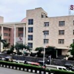 Symbiosis Law School Pune campus building, winner of the 21st National Moot Court Competition on AI liability