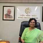 NCW Chairperson Vijaya Rahatkar at an official National Commission for Women event
