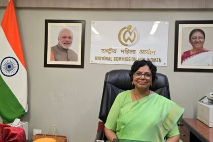 NCW Chairperson Vijaya Rahatkar at an official National Commission for Women event